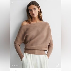 Reiss
Women's Lorna Draped One Shoulder Blouse size ：M